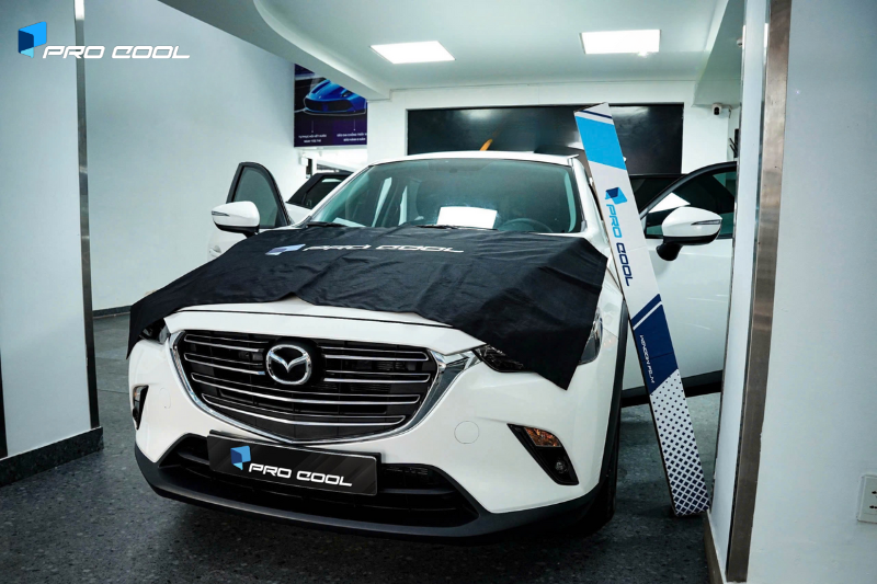 Dán phim cách nhiệt Pro Cool tại Bến Tre - Mazda CX3