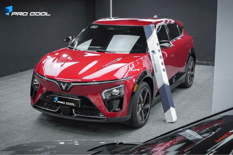 Dán phim cách nhiệt Pro Cool tại Cà Mau cho Vinfast VF7
