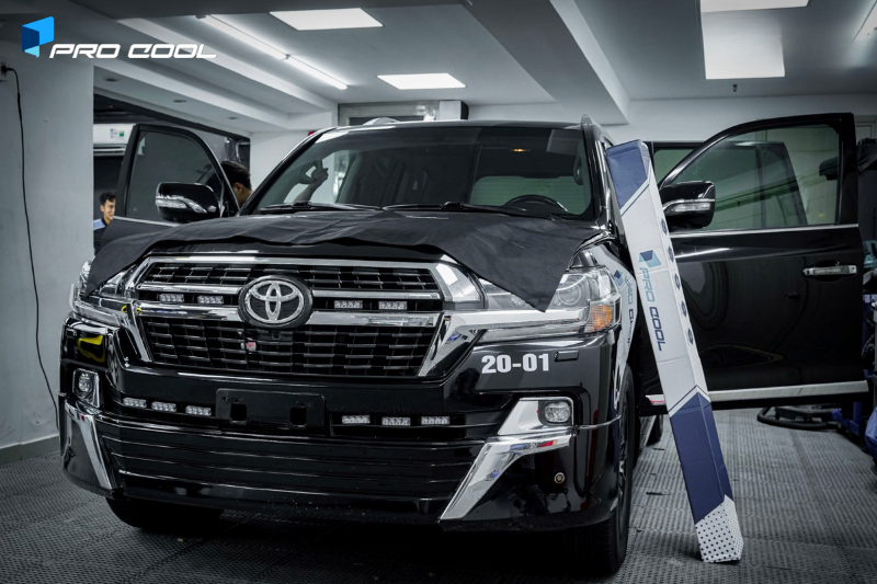 Dán phim cách nhiệt Pro Cool tại Trà Vinh cho Land Cruiser