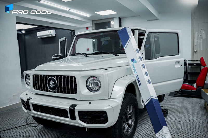 Dán phim cách nhiệt Pro Cool tại Trà Vinh cho Suzuki Jimny