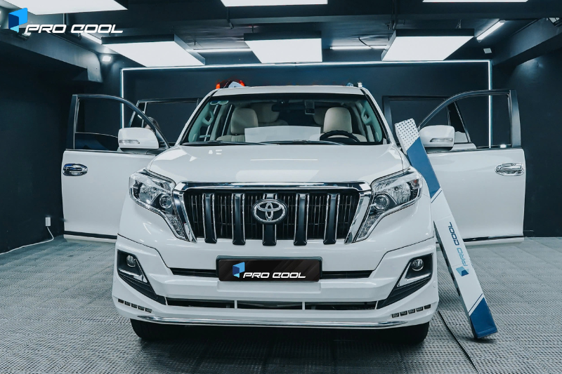 Xe Toyota Prado dán phim cách nhiệt Pro Cool tại Kiên Giang